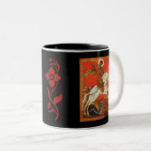 Saint George & Dragon Coffee Mok (Voorkant rechts)