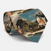 SAINT GEORGE, DRAGON EN PRINCES VAN Paolo Uccello Stropdas (Opgerold)