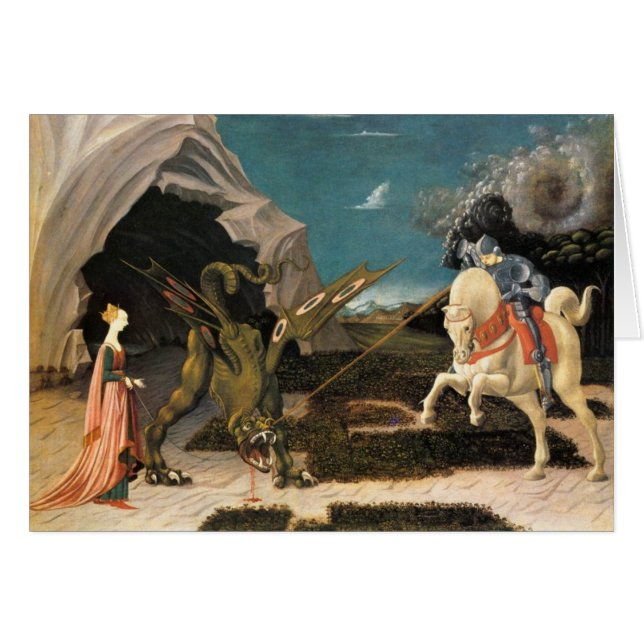 Saint George, Dragon en Princess (Voorkant Horizontaal)