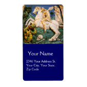 Saint George, Dragon en Princess Etiket (Voorkant)