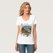 Saint George, Dragon en Princess T-shirt (Voorkant volledig)
