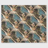 SAINT GEORGE, DRAGON EN PRINCIPE CADEAUPAPIER (Vlak)