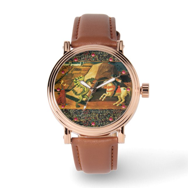 SAINT GEORGE, DRAGON EN PRINCIPE HORLOGE (Voorkant)