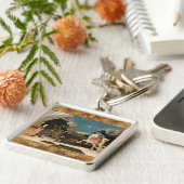 SAINT GEORGE, DRAGON EN PRINCIPE SLEUTELHANGER (Zijkant)