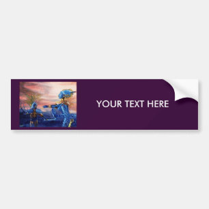 SAINT GEORGE EN ALIEN DRAGON BUMPERSTICKER