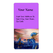 SAINT GEORGE EN ALIEN DRAGON ETIKET (Voorkant)