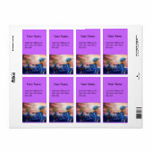 SAINT GEORGE EN ALIEN DRAGON ETIKET (Full Sheet)