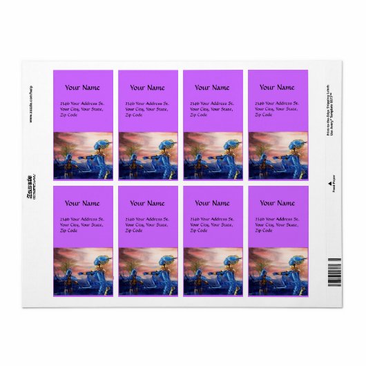 SAINT GEORGE EN ALIEN DRAGON ETIKET (Full Sheet)