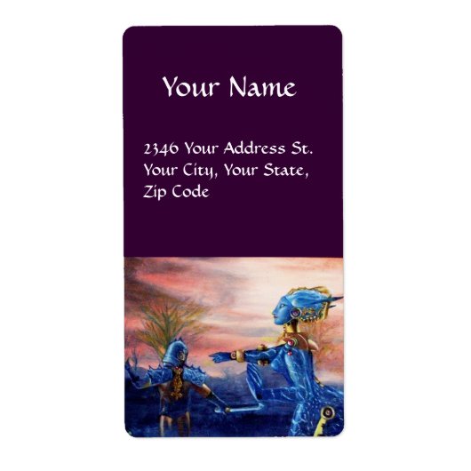 SAINT GEORGE EN ALIEN DRAGON ETIKET (Voorkant)