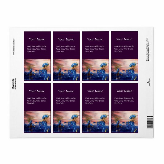 SAINT GEORGE EN ALIEN DRAGON ETIKET (Full Sheet)