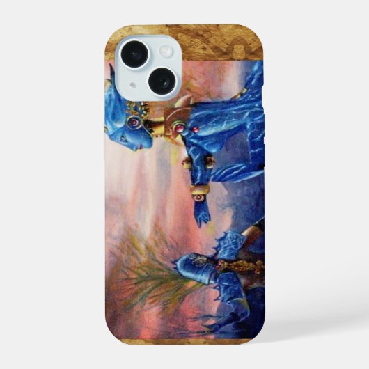 SAINT GEORGE EN ALIEN DRAGON iPhone 15 CASE (Achterkant)