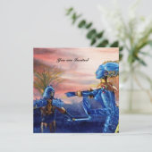 SAINT GEORGE EN ALIEN DRAGON KAART (Staand voorkant)