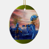 SAINT GEORGE EN ALIEN DRAGON KERAMISCH ORNAMENT (Rechts)