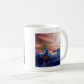 SAINT GEORGE EN ALIEN DRAGON KOFFIEMOK (Voorkant rechts)