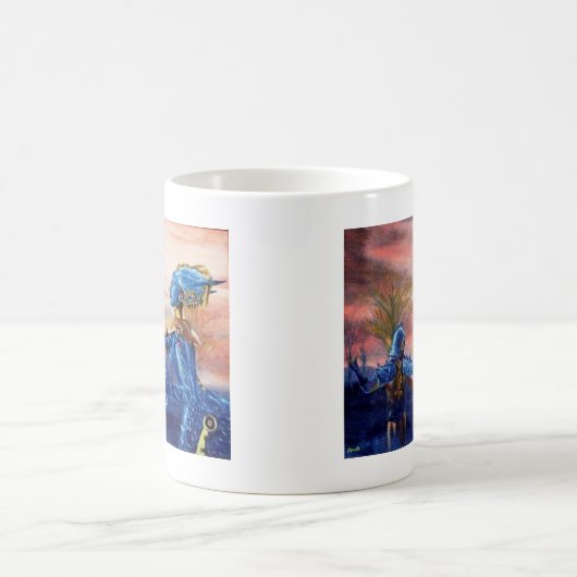 SAINT GEORGE EN ALIEN DRAGON KOFFIEMOK (Center)