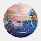 SAINT GEORGE EN ALIEN DRAGON MAGNEET (Voorkant)