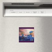 SAINT GEORGE EN ALIEN DRAGON MAGNEET (Insitu (Vaatwasser))