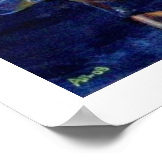 SAINT GEORGE EN ALIEN DRAGON POSTER (Hoek)