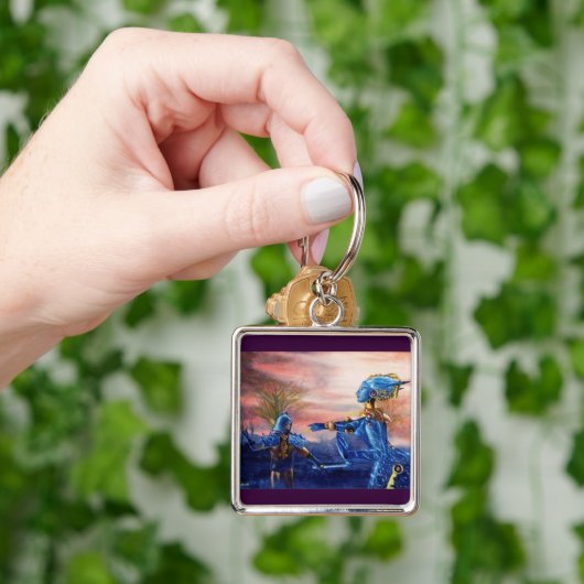 SAINT GEORGE EN ALIEN DRAGON SLEUTELHANGER (Hand)