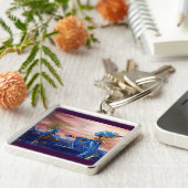 SAINT GEORGE EN ALIEN DRAGON SLEUTELHANGER (Zijkant)