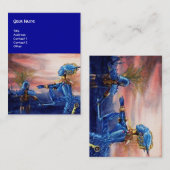 SAINT GEORGE EN ALIEN DRAGON VISITEKAARTJE (Voorkant / Achterkant)