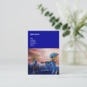 SAINT GEORGE EN ALIEN DRAGON VISITEKAARTJE (Staand voorkant)