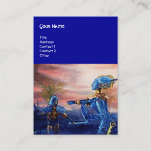 SAINT GEORGE EN ALIEN DRAGON VISITEKAARTJE