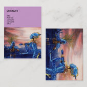 SAINT GEORGE EN ALIEN DRAGON VISITEKAARTJE (Voorkant / Achterkant)