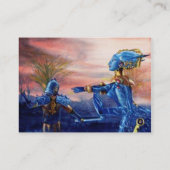 SAINT GEORGE EN ALIEN DRAGON VISITEKAARTJE (Achterkant)