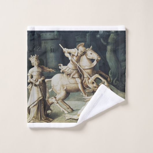 Saint George en de Draak Bad Handdoek (Wasdoekje)