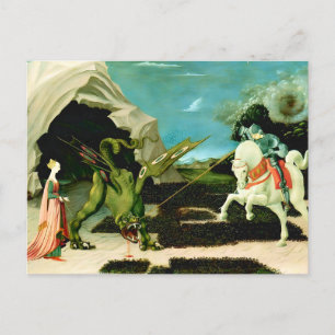Saint George en de Draak Briefkaart