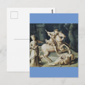 Saint George en de Draak Briefkaart (Voorkant / Achterkant)