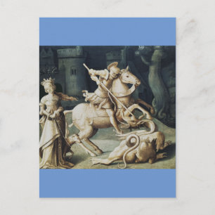 Saint George en de Draak Briefkaart