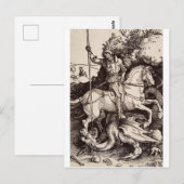 Saint George en de draak - Durer Briefkaart (Voorkant / Achterkant)