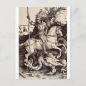 Saint George en de draak - Durer Briefkaart (Voorkant)