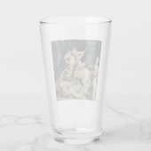 Saint George en de Draak Glas (Achterkant)
