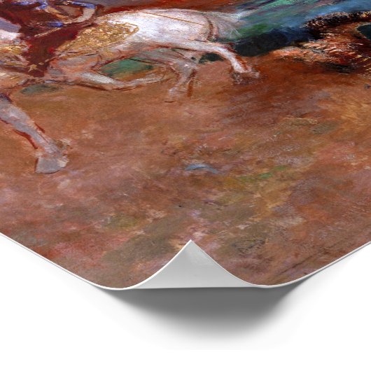 Saint George en de Draak Poster (Hoek)