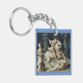 Saint George en de Draak Sleutelhanger (Voorkant Links)