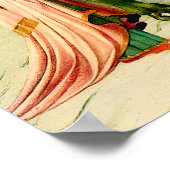 Saint George en de draak van Paolo Uccello Poster (Hoek)