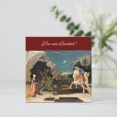 SAINT GEORGE EN DE DRAGON, bruin, blauw rood zwart Kaart (Staand voorkant)