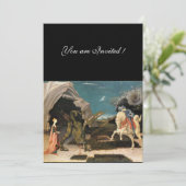 SAINT GEORGE EN DE DRAGON, bruin, blauw rood zwart Kaart (Staand voorkant)