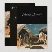 SAINT GEORGE EN DE DRAGON, bruin, blauw rood zwart Kaart (Voorkant / Achterkant)