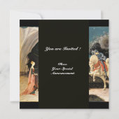 SAINT GEORGE EN DE DRAGON, bruin, blauw rood zwart Kaart (Achterkant)