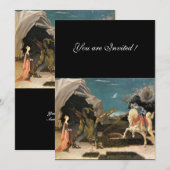 SAINT GEORGE EN DE DRAGON, bruin, blauw rood zwart Kaart (Voorkant / Achterkant)