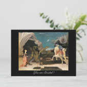 SAINT GEORGE EN DE DRAGON, bruine, blauwe rode crè Kaart (Staand voorkant)