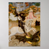 Saint George en de Dragon Renaissance Poster (Voorkant)