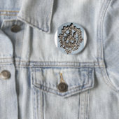 SAINT GEORGE EN DE DRAGON RONDE BUTTON 5,7 CM (In situ)