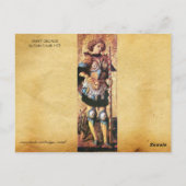 SAINT GEORGE EN DRAGON BRIEFKAART (Achterkant)