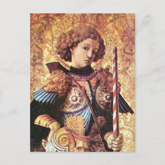 SAINT GEORGE EN DRAGON BRIEFKAART (Voorkant)