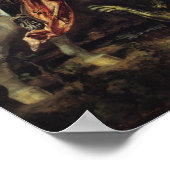 Saint George en Dragon Gustave Moreau Fine Art Poster (Hoek)